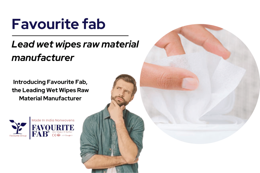 Lead wet wipes raw material
